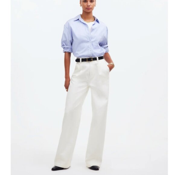 Madewell The Harlow Wide-Leg Jean Tile White  Airy Denim Edition 26 NEW NO670 - Picture 1 of 8